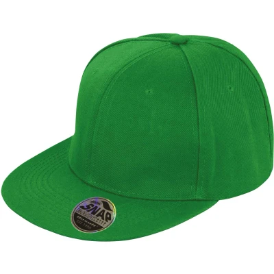 Afbeelding van Result Bronx Original Flat Peak Snapback Cap RC083X Emerald Green