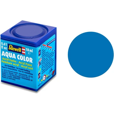 Afbeelding van Blauw Mat Ral 5000 Aqua Color 18 Ml Revell Modelbouwverf Op Waterbasis
