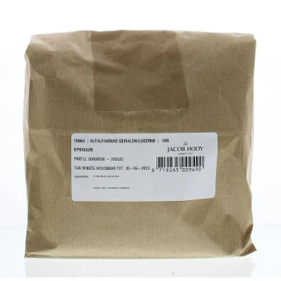 Afbeelding van Jacob Hooy Alfalfakruid Gemalen, 1000 gram
