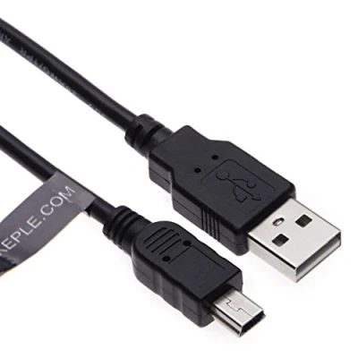 Afbeelding van Keple USB laadkabel, extra lang, compatibel met Sony PSP, Playstation 3, PS3 Slim, DualShock 3 Joystick Move Motion navigatiecontroller PSP 1000, 2000, 3000 (3 m)