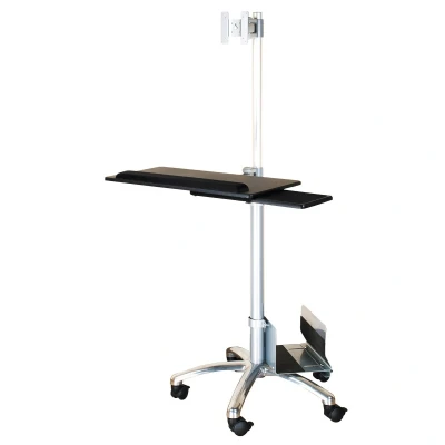 Afbeelding van Value Mobiel zit/sta PC werkstation Zilver (metallic)