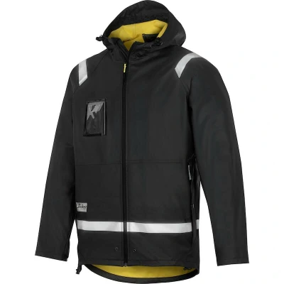 Afbeelding van Regen Jack Pu, Zwart (0400), Xl