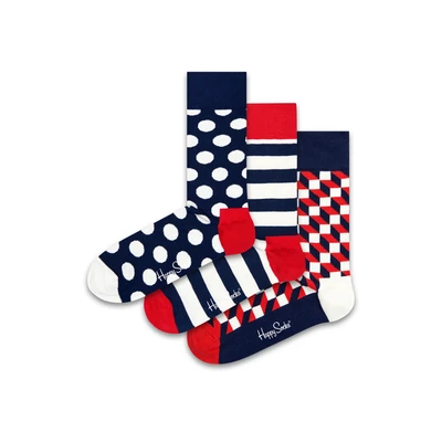 Afbeelding van Happy Socks Classic GIFT 3 PACK Sokken multicoloured, Maat: 36 40, Multi coloured