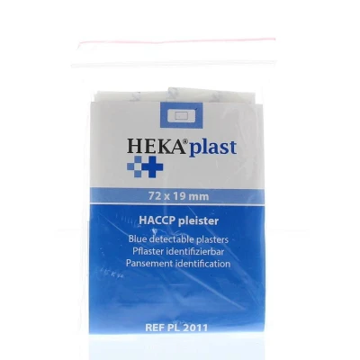 Afbeelding van Heka HACCP pleisters blauw 72 x 19 mm 25 stuks