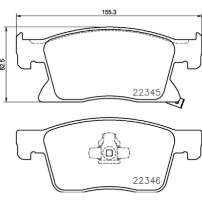 Afbeelding van Brembo Remblokset P 59 091