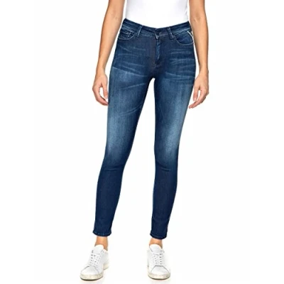 Afbeelding van Replay Luzien Forever Blue Jeans voor dames, 009 Medium Blauw, 27W X 32L