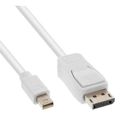Afbeelding van Mini DisplayPort kabel versie 1.2 (4K 60 Hz) bi directioneel / wit 5 meter