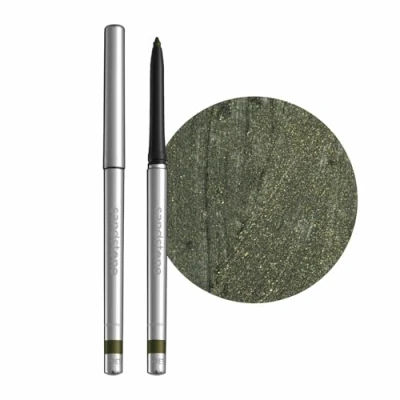 Afbeelding van Sandstone Scandinavia Hypoallergene eyeliner waterdicht parfumvrije metallic veganistische en dierproefvrije oogstift gekleurde voor gevoelige ogen (Green Envy)