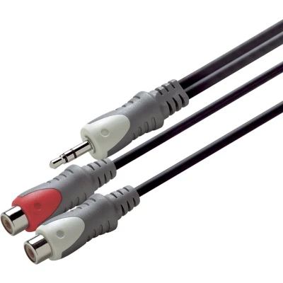 Afbeelding van Scanpart Verloopkabel 3.5S(M) 2Tulp(F) 0.2M