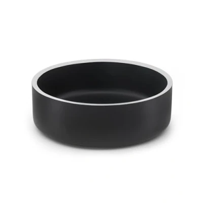 Afbeelding van lionto Voederbak van robuust roestvrij staal, 825 ml, voedselveilige hondenbak met antislip siliconen pads, roestvrijstalen waterbak voor honden en katten, vaatwasmachinebestendig, zwart