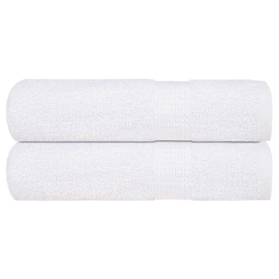 Afbeelding van vidaXL Douchehanddoeken 2 st 70x140 cm 360 g/m² 100% katoen wit