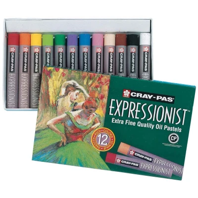 Afbeelding van Royal Talens, kleuren + verf voor doe het zelvers, Sakura Cray Pas Expressionist oliepastelset 12