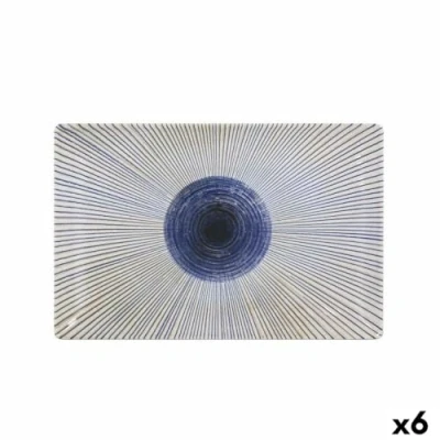 Afbeelding van Serveerschaal La Mediterránea Irys Rechthoekig 30 x 20 2,5 cm (6 Stuks)