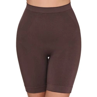 Afbeelding van Susa Korsetbroek voor dames, shapewear damesshorts, buikweg broek, lange pijpen, ook geschikt als fietsbroek, grijs (taupe 203), S