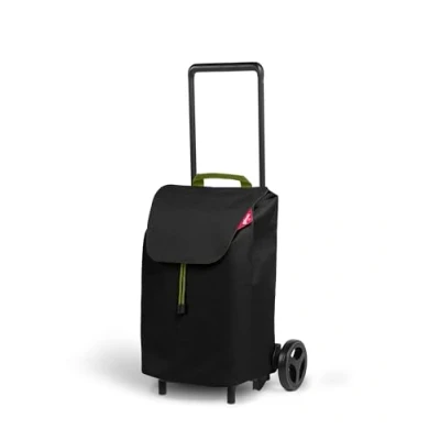 Afbeelding van Gimi Easy SIMPLE New BLACK WINKELWAGEN, gelegeerd staal, polyester, zwart, 40 L
