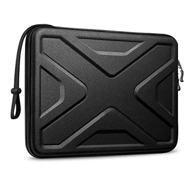 Afbeelding van Harde hoes voor laptoptas 14 inch MacBook Pro 2021, 13,3 Air/Pro, iPad 12,9 inch, Surface X/7/6/5/4/3/schokbestendige laptophoes, Za zwart., 13