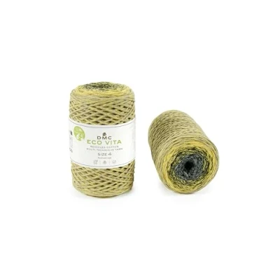 Afbeelding van DMC Nova Vita 4 Multico gerecycled katoengaren met plantenlabel 250 g 200 m 6 kleuren
