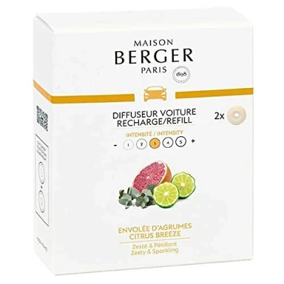 Afbeelding van Citrus Breeze Navullingen Auto Diffuser Maison Berger