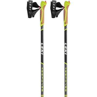 Afbeelding van Nordic Walking Stok Leki Response Anthracite Black White Lime Green (100 cm)