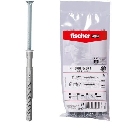 Afbeelding van Fischer kozijnplug / constructieplug 10x140mm Verzonken kop SXRL T 10 stuks