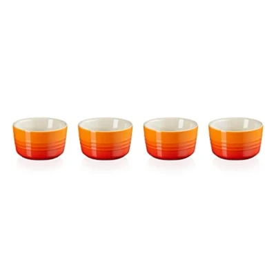 Afbeelding van Le Creuset Mini Ramekins Oranje 4 stuks