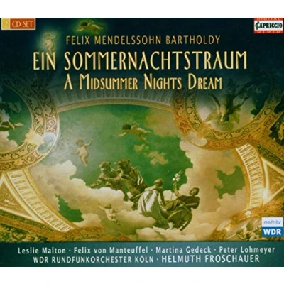 Afbeelding van WDR Rundfunkorchester Köln, Helmuth Froschauer Mendelssohn: A Midsummer Nights Dream (2 CD)