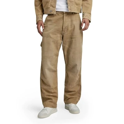 Afbeelding van G STAR RAW Carpenter 3D loose jeans voor heren, beige (Renaissance Faded Sand Gd D23695 d491 g554), 27W x 32L