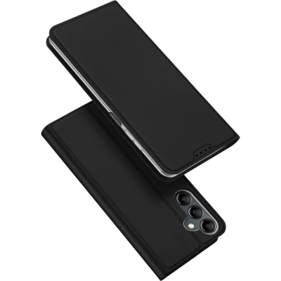 Afbeelding van Samsung Galaxy S24 Plus Hoesje Kunstleder Dux Ducis Bookcase Zwart Telefoonhoesje