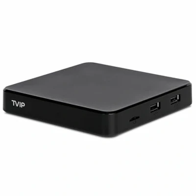 Afbeelding van TVIP S Box v.605 SE IP TV 4K HEVC HD Android 6.0 Linux Multimedia Stalker Streamer 1GB RAM + 8GB eMMC, MicroSD kaart, EXT.IR Inclusief 5GHz WiFi