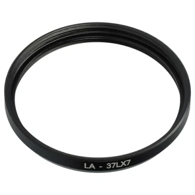 Afbeelding van vhbw Metalen filteradapter, 37 mm, zwart, compatibel met camera Leica D Lux 6, Panasonic Lumix DMC LX7, Filter DMW LND37, LPLA37, LCH37.