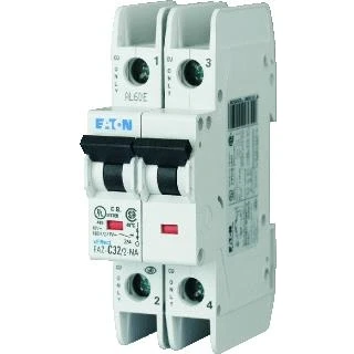 Afbeelding van Eaton overstroomschakelaar xeffect faz installatieautomaat 2a 2 polig c kar 10ka type na ip20 ip40 ingebouwd 102160