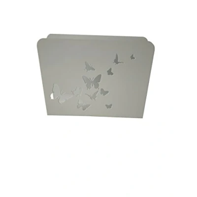 Afbeelding van King Home Portable White Butterflies, 30 x 8 23 cm