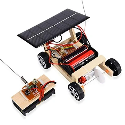 Afbeelding van DIY Solar Afstandsbediening Auto, Gemonteerd Speelgoed Auto Set Kinderen Educatief voor Wetenschap &amp; Onderwijs