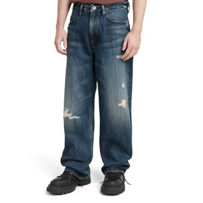 Afbeelding van G STAR TYPE 96 Loose Relaxed fit jeans, Heren, Maat: 33x34, Worn in mountain dusk destroyed