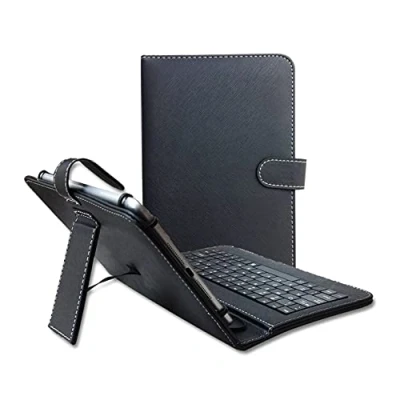 Afbeelding van 9/9.7/10/10.1&quot; Tablet Keyboard Case Cover Universele Toetsenbord voor 9&quot; 10 &quot;10.1&quot; (Micro USB stekker)