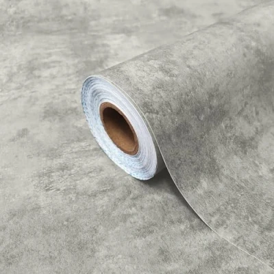 Afbeelding van DIMEX Beton Concrete Zelfklevende houtfolie, plakfolie, meubelfolie, decoratiefolie, deurfolie, keukenfolie, kastfolie, tafelfolie, 90 cm x 210