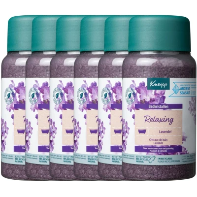 Afbeelding van 6x Kneipp Badkristallen Relaxing Lavendel 600 gr