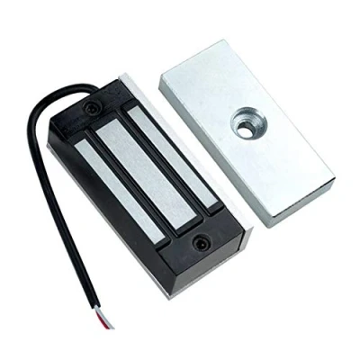 Afbeelding van AMAO Elektronisch magneetslot, 60 kg, 132 waterdicht, DC 12 V, elektromagnetisch slot voor toegangscontrole, beveiligingssysteem, failsafe, NC modus