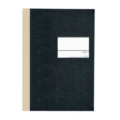 Afbeelding van Pagna 14212 04 zakelijk boek PNA CLASSICA A4 papierband met linnenstructuur, geweven rug 96 vellen, geruit, kleur: zwart