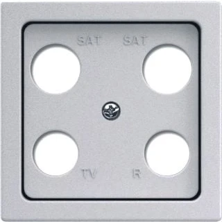 Afbeelding van Abb busch jaeger centraalplaat satelliet f aluzilver 2cka001724a4376