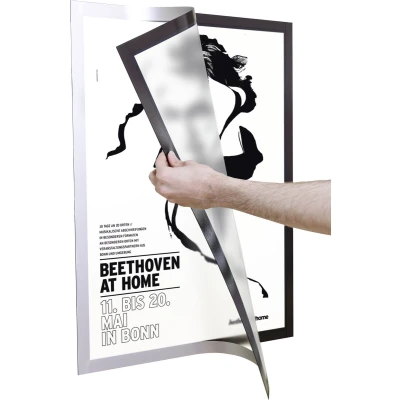 Afbeelding van Duraframe Durable poster A2 zilvergrijs