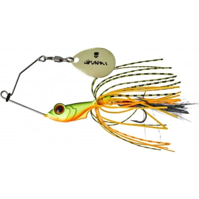 Afbeelding van Gunki Alvin Tiny Spinnerbait 5.6gr haak 10 Flashing &amp; Vibrating Soort : Fire Perch