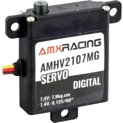 Afbeelding van Amewi Standaard servo AMXRacing AMHV2107MG Midi Analoge Materiaal (aandrijving): Metaal