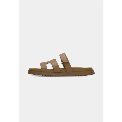 Afbeelding van Steve Madden Missile Muiltjes, Dames, Maat: 37, Cognac Leer
