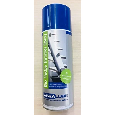 Afbeelding van Agealube Bio Heggenschaarspray Inhoud 400 ml Smeermiddel Biologisch Afbreekbaar Harsoplosmiddel Beschermt tegen Zuren en Roest