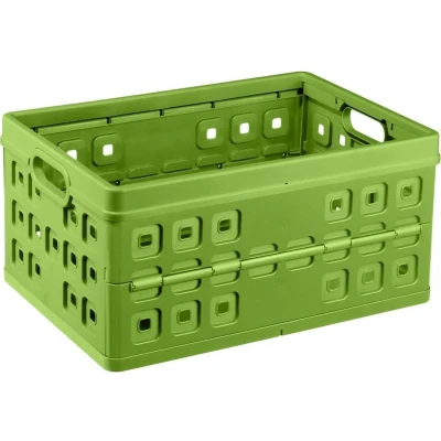 Afbeelding van SUNWARE Square vouwkrat 46 liter 540x380x265mm groen