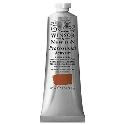 Afbeelding van Winsor &amp; Newton 2320074 Professionele acrylverf, hoge dekking, kunstenaarskwaliteit, lichtecht 60ml Tube, Burnt Sienna