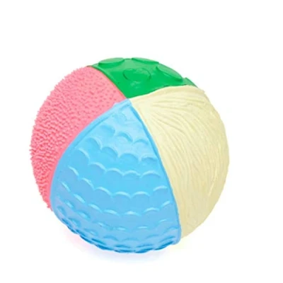 Afbeelding van Lanco sensory rubberen bijtspeeltje Bal Fantasie Licht