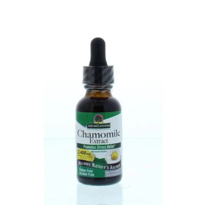Afbeelding van Natures Answer Kamille extract 1:1 alcoholvrij 2000 mg 30 ml