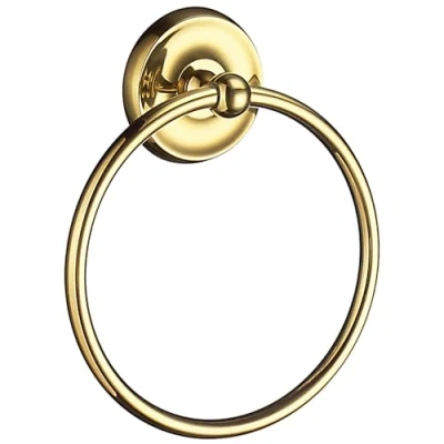 Afbeelding van Handdoekring Smedbo Villa 15,5 x 4,1 cm Gepolijste Messing